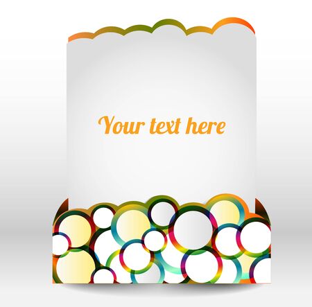 circle banner, vector illustrationのイラスト素材