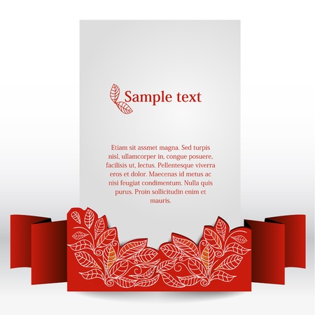 decorative banner, vector illustrationのイラスト素材