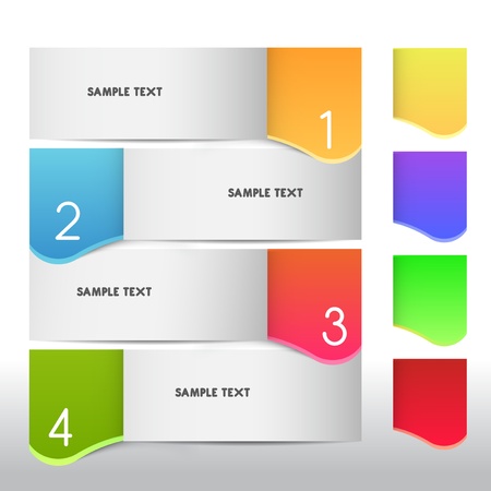 text boxes, vectorのイラスト素材