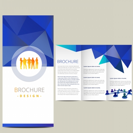Business brochure, illustrationのイラスト素材