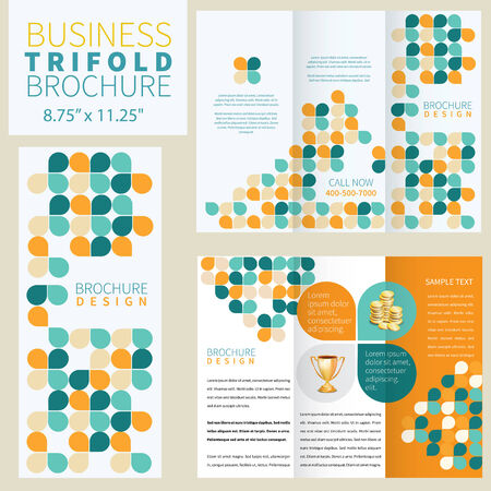 Vector Brochure Layout Design Templateのイラスト素材