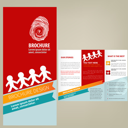 Vector Brochure Layout design templateのイラスト素材