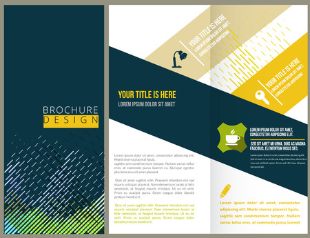 Vector Brochure Layout Design Templateのイラスト素材