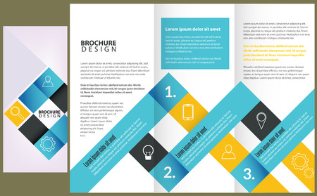 Vector Brochure Layout Design Templateのイラスト素材