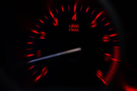 speedometer in carの写真素材