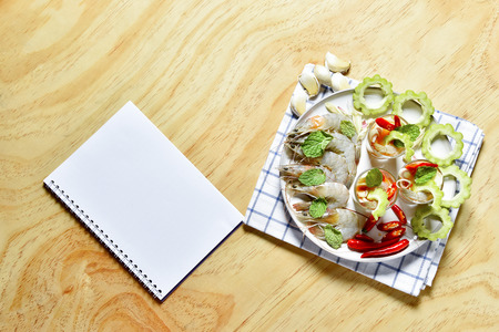 shrimp in fish sauce spicy,Thai food.の写真素材