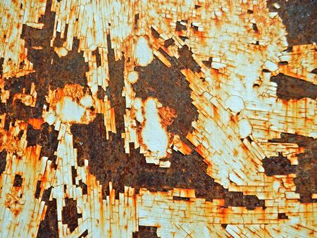 Rusty metal plate