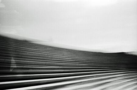 Unreliable photography of an urban sceneの写真素材