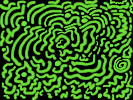 Digital painting of a graffiti style pattern for use as a backgroundの写真素材