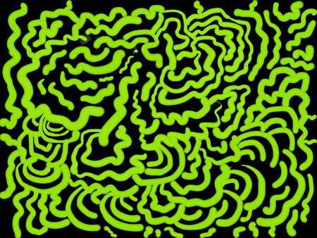 Digital painting of a graffiti style pattern for use as a backgroundの写真素材