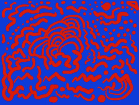 Digital painting of a graffiti style pattern for use as a backgroundの写真素材