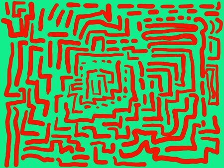 Digital painting of a graffiti style pattern for use as a backgroundの写真素材