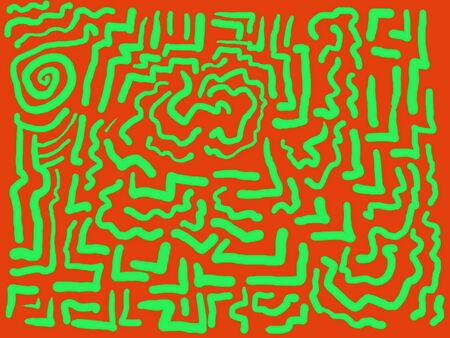 Digital painting of a graffiti style pattern for use as a backgroundの写真素材