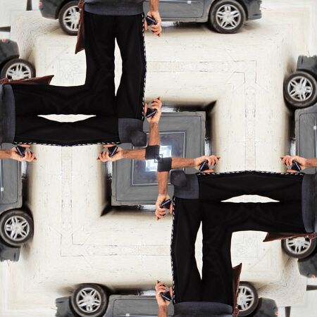 Abstract digital edited color photography, designed for use as a backgroundの写真素材