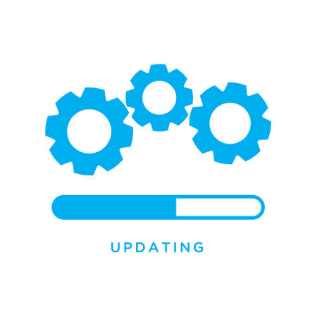 System software update or upgrade.のイラスト素材