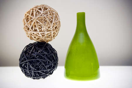 Abstract compostion of home decorating itemsの写真素材