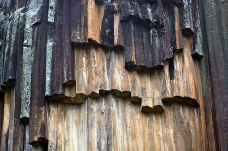 Amazing natural formations of Sawn Rocks, Narrabri, Australia