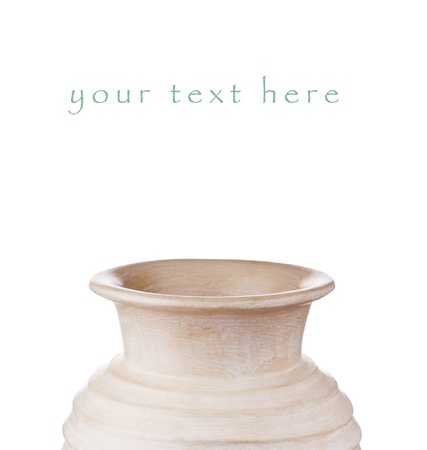 Beautiful vase from above with room for textの写真素材