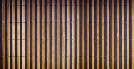Highly detailed texture of bamboo woven matの写真素材