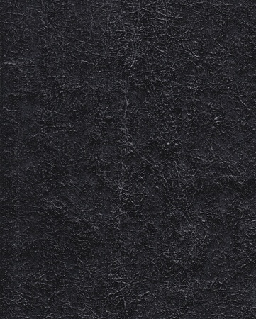 Distressed black leather detailed texture in high resolutionの写真素材