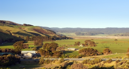 View along the scenic Great Ocean Road in Australia