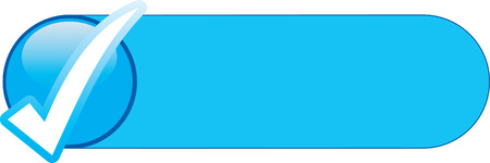 Simple tick box graphic with 3D tickのイラスト素材