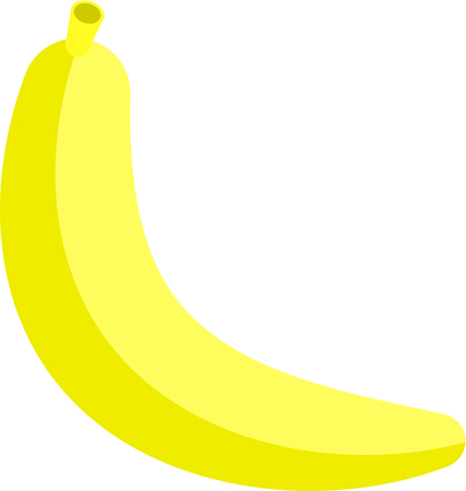 Banana vector isolated in a simple minimalism art stlyeのイラスト素材