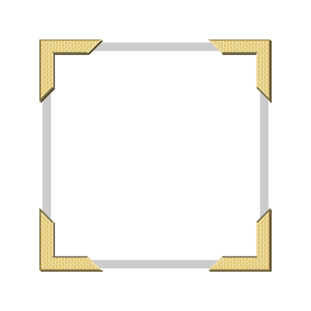 Vintage vector style photos corners to hold photo edges in a photo album