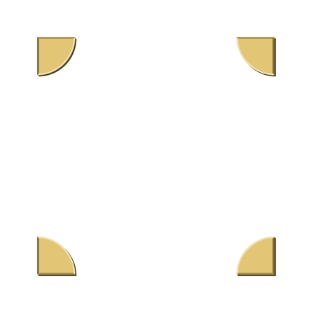 Vintage vector style photos corners to hold photo edges in a photo albumのイラスト素材