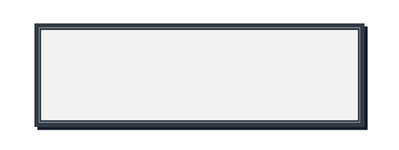 Simple vector of a photo frame in landscapeのイラスト素材