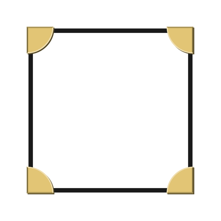Vintage vector style photos corners to hold photo edges in a photo albumのイラスト素材