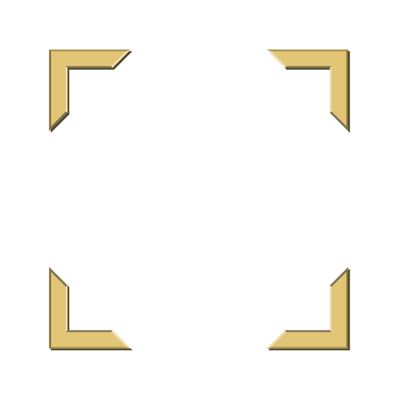 Vintage vector style photos corners to hold photo edges in a photo albumのイラスト素材