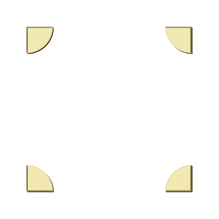 Vintage vector style photos corners to hold photo edges in a photo albumのイラスト素材