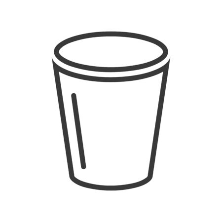 Trash can or bin icon symbol in vectorのイラスト素材