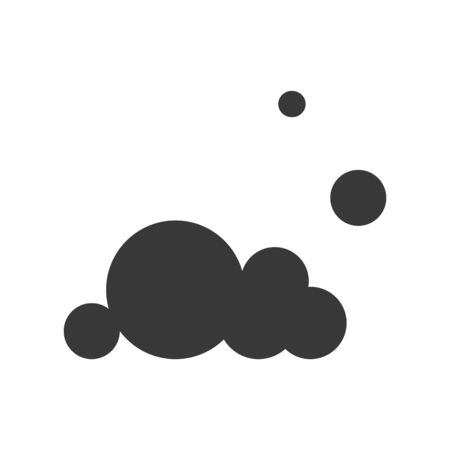 Soapy bubbles icon in vectorのイラスト素材