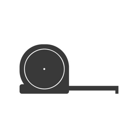 Tape measure icon vector isolatedのイラスト素材