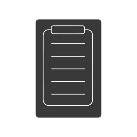 Clipboard icon vector with paperのイラスト素材