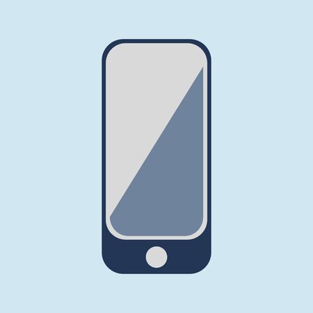 Cell phone icon vector in simple flat designの写真素材