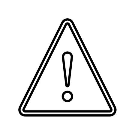 Caution sign or warning sign icon vectorのイラスト素材