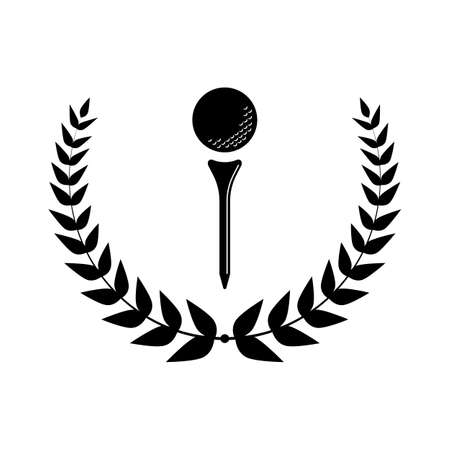 Design for a golf club tournament or championship in vectorのイラスト素材