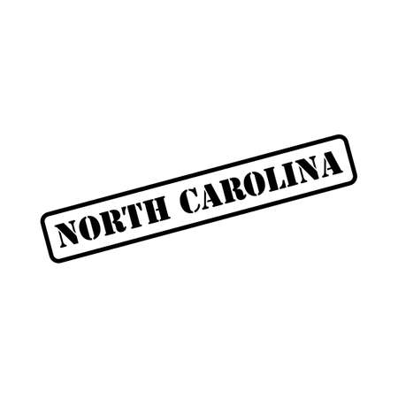 North Carolina sign in stamp style vectorのイラスト素材