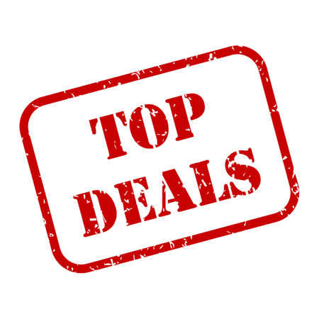 Top deals sign in rubber stamp style vectorのイラスト素材