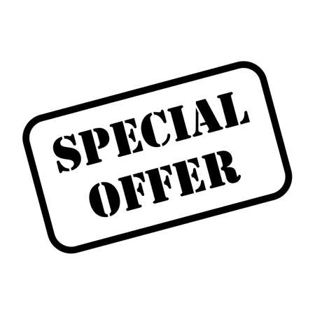 Special offer sign in rubber stamp style vectorのイラスト素材