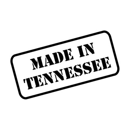 Made in Tennessee state sign in rubber stamp style vectorのイラスト素材