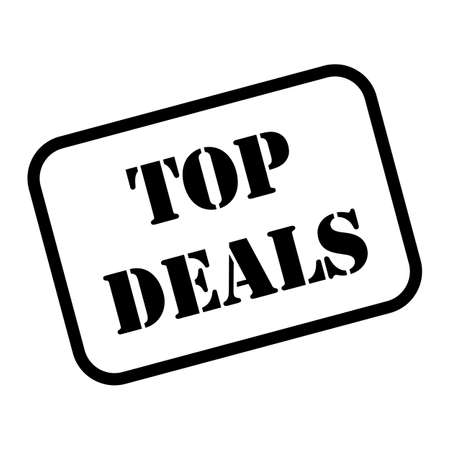 Top deals sign in rubber stamp style vectorのイラスト素材