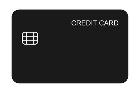 Credit card blank template in vectorのイラスト素材