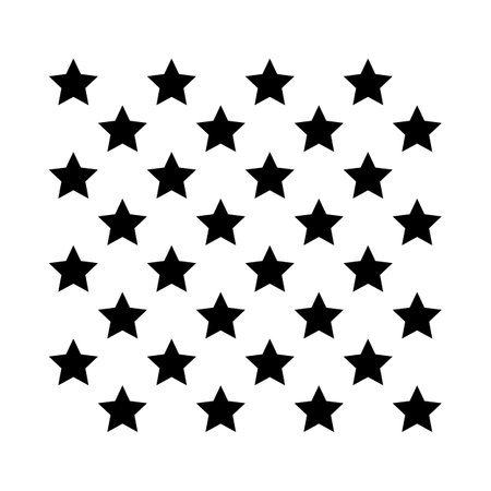Repeating pattern star background in vectorのイラスト素材
