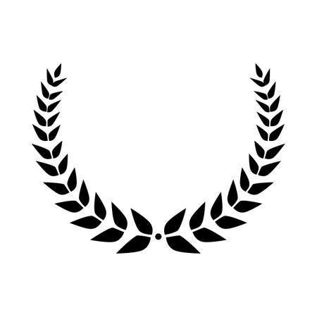 Winners wreath for victory in vectorのイラスト素材