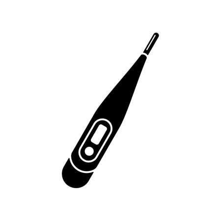 Thermometer for temperature checks in vectorのイラスト素材