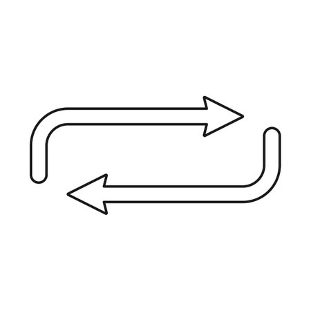 Repeat track audio control button in vector iconのイラスト素材